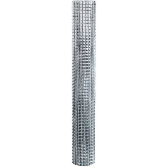Wire Mesh Roll, 15 x 0.9M Welded Wire Mesh, Fencing Dipped Galvanized Netting for Chicken Coop Rabbit Snake (Silver) U1K33992931 5080300195779