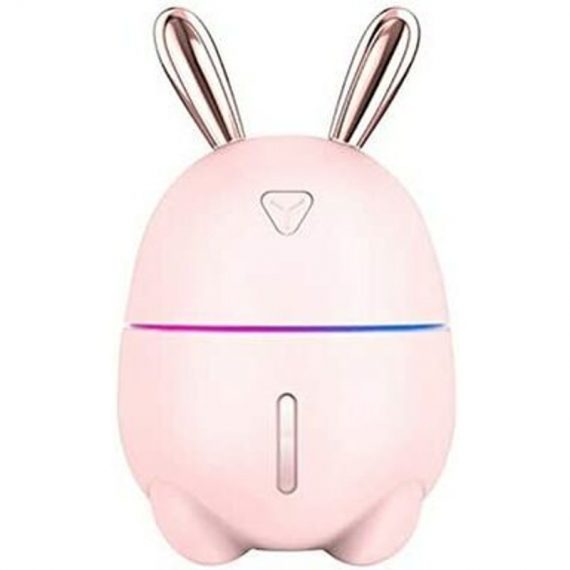 Air Humidifier 300ml Cute Rabbit Ultra-Quiet usb Aroma Essential Oil Diffuser Office Car Humidificador Air Purifier Mist, Pink QSQI-Ma-UK-0089