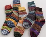 5 pairs of autumn and winter vintage rabbit wool socks ethnic wind warm socks (straight line) YZO83733WSS 9489662961149