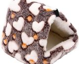 Hamster House Winter Warm Hamster House Winter Warm Hamster Bed Hammock Toy Bed Hut for Guinea Pig Rabbit Chinchilla Ferret Rat Small Pet House HYX-0758 8473091083979