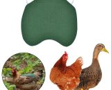 Betterlife 3PCS Pet Vest, Chicken Clothes, Poultry Hen Saddle Apron, Adjustable Chicken Vest Feather Protective Support Green LOW022461 9466991713083