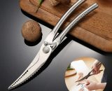 Stainless Steel Poultry Shears,Professional Kitchen Scissors for Food Chicken Meat Fish,Food Shears with Spring,Poultry Shears Kitchen Fish YBD011946HHY 9349843156071