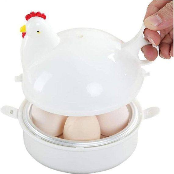 Egg Boilers - Microwave Egg Boiler, Chicken Shaped Quick Egg Boiler, Microwave Egg Boiler, Chicken Shaped Egg Egg Cups Microwave Oven MM-OSUK-10216 9024263266417