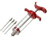 Food Syringe 30ml Marinade Syringe Seasoning Injection Tool with 3 Needles Brine Syringe Meat Injector for Chicken Beef Turkey Meat Roasts bbq VN-0210 2052418178923