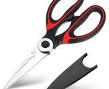 Latest Sharp Kitchen Scissors Heavy Duty Multifunction Purpose Utility Sharp Scissors Cooking Scissors for Chicken Meat Fish Poultry Vegetables Nuts MM-OSUK-3526