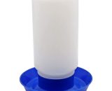 Automatic water carafe for poultry 1 l - For poultry - For chickens, birds, pigeons, quails - Blue Mano-ZQUKKF-0376 6273996114059