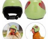 Chicken Helmet, Funny Bird Chicken Head Protection, Hen Safety Helmet With Fixed - kartousc153955 7336653781540