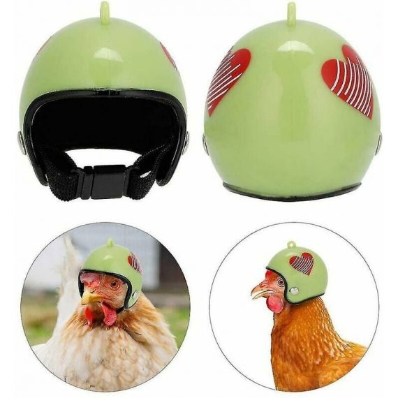 Chicken Helmet, Funny Bird Chicken Head Protection, Hen Safety Helmet With Fixed - kartousc153955 7336653781540