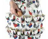 Kitchen Cooking Apron Fashion Collecting Apron Pockets Holds Chicken Farm Home Aprons for Men Women Baking Accessories 5046cm JMS-11044 2401429948306