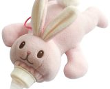 Lovely Plush Animal Rabbit Bottle Feeder Keep Warm Infant Bottle Cover Holder TW00312933FN0922H 9131990743224