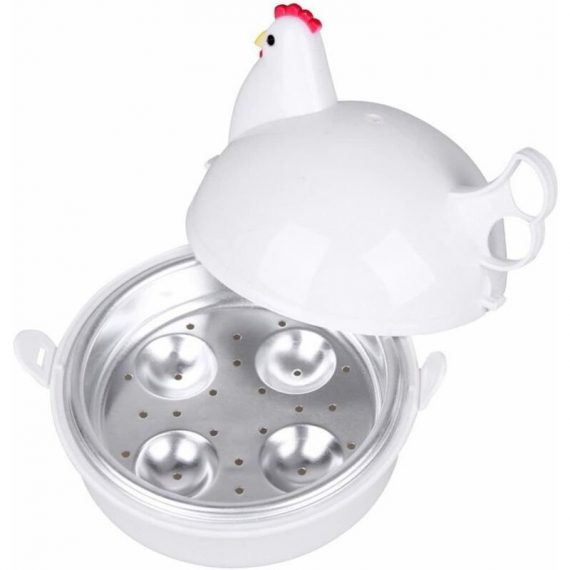 4 Egg Microwave Chicken Shaped Electric Egg Cooker BAY-32338