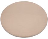 Carpet BUNNY circle taupe beige IMITATION OF RABBIT FUR beige round 160 cm C131_ 5903824404465