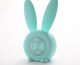 Perle Raregb - Kids Alarm Clock, Cute Rabbit Shaped Induction Morning Alarm Clock Light Up Alarm Clock for Kids Snooze Function 6 Loud Sounds Timed RBD017780myl 9784267176470