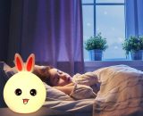 Led Silicone Night Light Children's Colorful Night Light usb Charging Induction Lamp Silicone Lamp Reading Children's Bedroom Lamp Rabbit Shaped RBD021036LWL 9015272823470