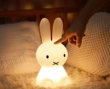 Rabbit Night Light Baby Touch 7 Colors usb Rechargeable Can Be Timed Night Light Child Deco Lamp For Decoration Christmas Kid Room Birthday Gift Y0001-UK1-K0030-220721-006 8701080781972