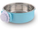 Dog Crate Removable Bowl Stainless Steel Hanging Bowl Pet Cage Small Water Bowl Feeder Food for Dogs Cats Rabbits Birdsgreen Pet Supplies(sky blue) Y0001-UK2-K0054-220718-004 4741642598949