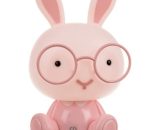 Qersta - led night light for children pink rabbit with 3 levels of light intensity QE-6348 9661545586179