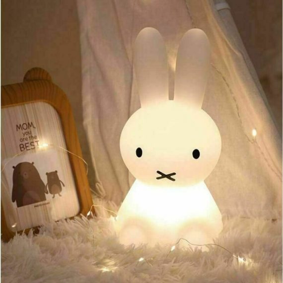 LED Night Light, Children's Luminous Toy Room Decoration Silicone Rabbit Colorful Night Light, Suitable for Children's Gifts, Home Decor, Bedside 9uk20039-YM0118 9347973032579