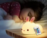 Children's night light, bedside lamp, rechargeable children's night light, Miffy Rabbit baby night light, adult boy girl electric LED night light, Y0059-UK2-230210-7677 1371983105723